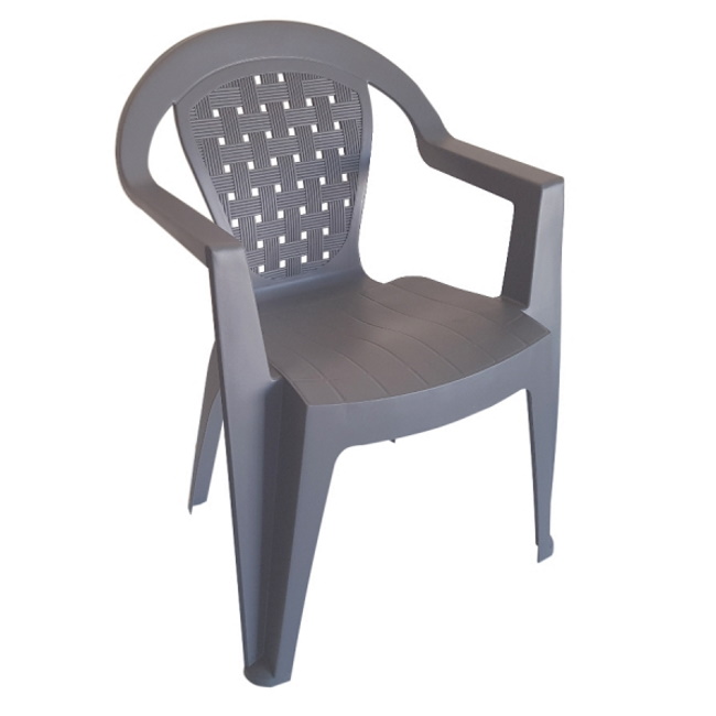Baštenska stolica Norma plastična - krem-1